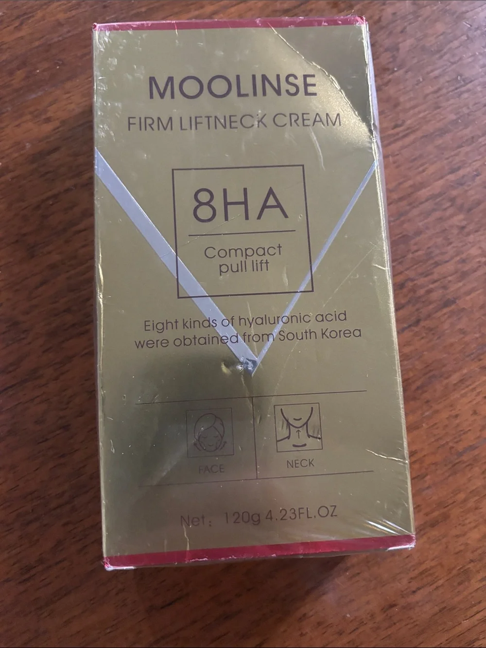 MOOLINSE Firm Liftneck Cream - Gold & Pink Packaging